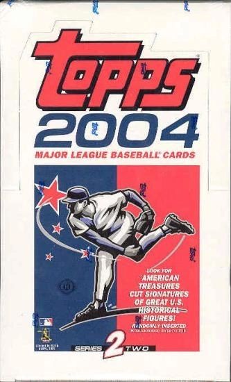 *Rare Topps Series 2 Baseball Trading Cards, Hobby Pack - 2004