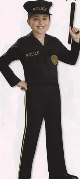 Police Officer Uniform Costume, Boys in Blue - Law Enforcement, Cops, NYPD - Halloween