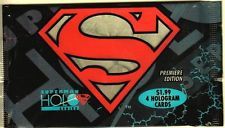 BOGO SALE - Fleer, Skybox DC Superman Hologram Trading Cards, 5 cards - 1996