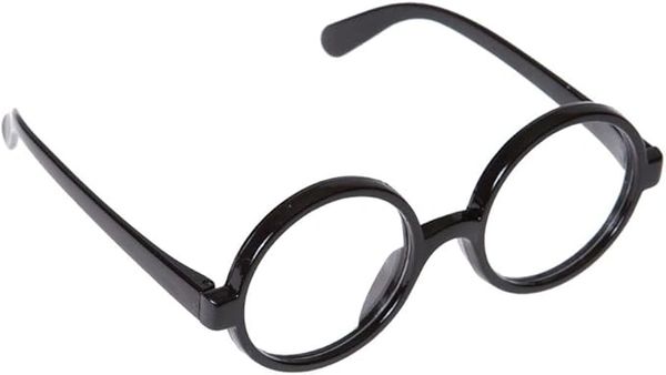 *Black Round Glasses, Dweeb Costume Accessory - Halloween