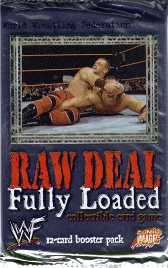 *Rare WWF Wrestling Raw Deal Fully Loaded Card Game Booster Trading Card Pack - 2001