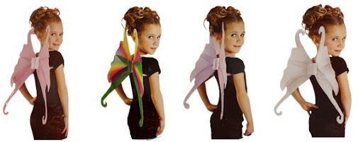 *Fairy Wings Costume Accessory, Girls - 15in - Halloween