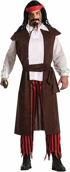 *Buccaneer Baron Pirate Costume, Men's Medium - Halloween