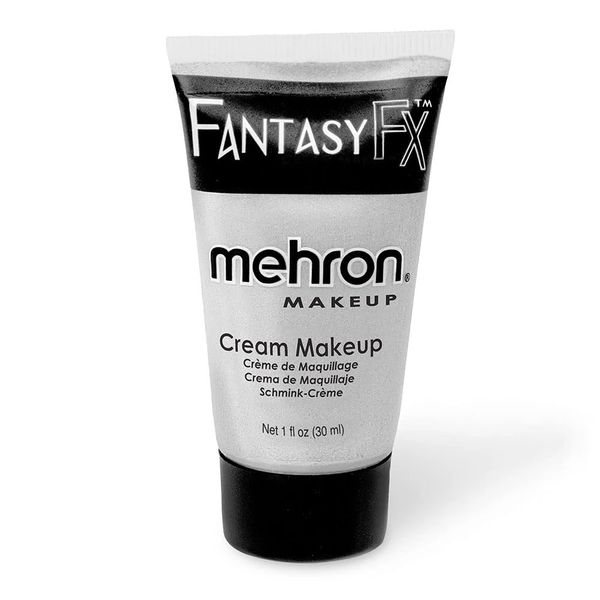 *FX Silver Metallic Cream Makeup Face Paint Tube - Fantasy, Quality by Mehron