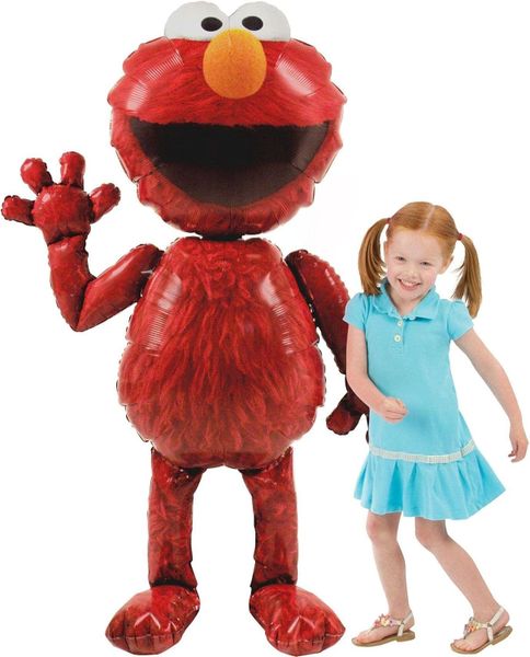 *Jumbo Sesame Street Elmo Airwalker Super Shape Foil Balloon, 54in