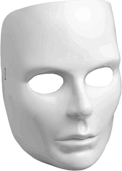 *White Face Mask, Female - Halloween