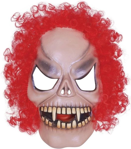 *Vampire Clown Mask, Boy's - Latex 3/4 - Halloween