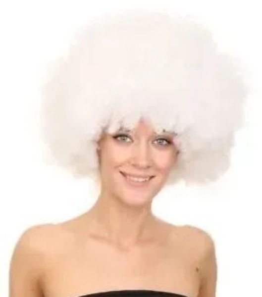 *Glow in the Dark Afro Clown Wig Costume Accessory, Unisex - Halloween