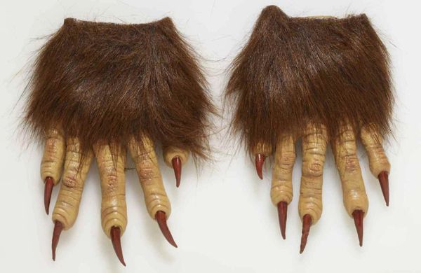 *Hairy Werewolf, Wolf, Monster Hands Costume Accessory - After Halloween Sale