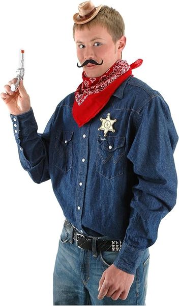 Funny Mini Cowboy Sheriff Costume Accessory Kit - Halloween