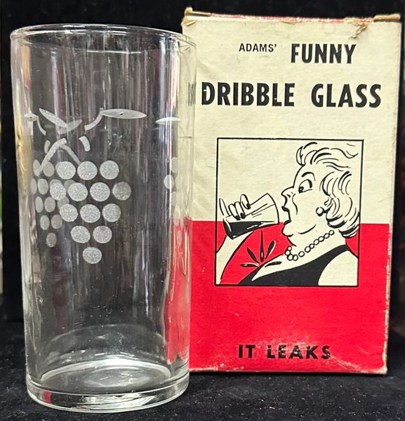 Vintage Dribble Glass - Prank Drinking Cup - Gags