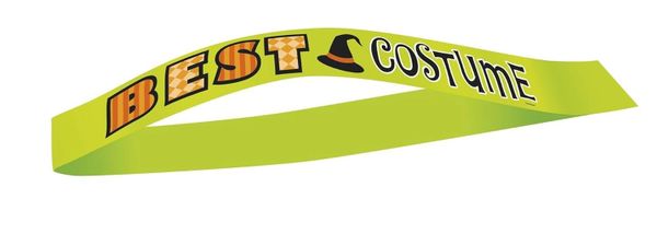 *Best Costume Halloween Sash - Green