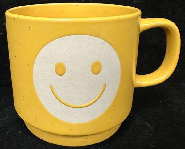 Yellow Smiley Face Coffee Mug - Smile Happy Emoji