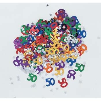 *50th Birthday Table Confetti Sprinkle Decoration