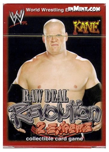 *Rare WWE Raw Deal Revolution 2 Extreme Starter Deck-Kane - 2007