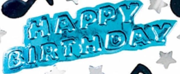 *Colorful Happy Birthday Table Confetti Sprinkle Decoration
