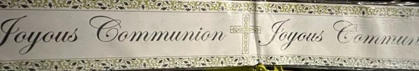 Joyous Communion Foil Banner Decoration, 12 Feet