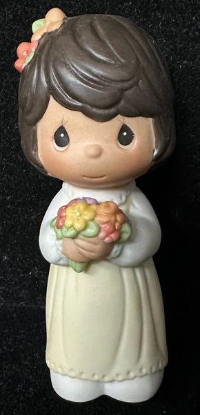 *Rare Precious Moments Maid of Honor Porcelain Girl Figurine, 2001 - (901571) Enesco - Wedding - Bridal Gifts