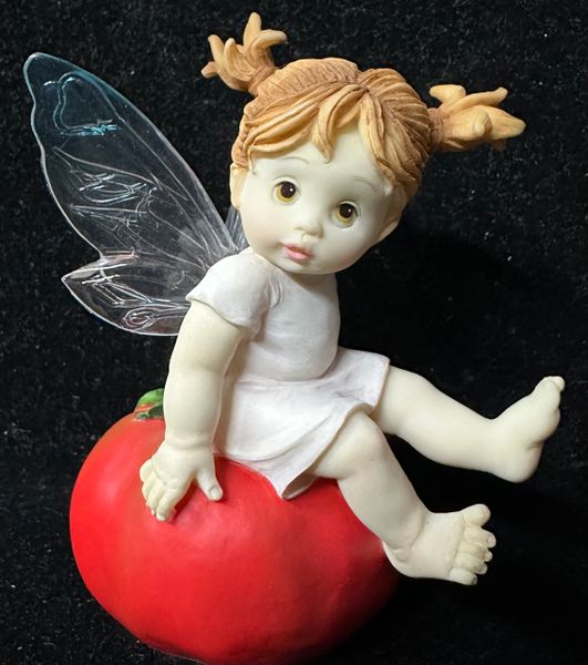 *Rare My Little Kitchen Fairies: Hot Tomato Fairy Figurine, by Enesco - 2003