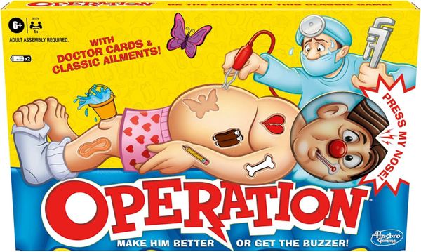 *Hasbro Gaming Classic Operation Game- Hasbro Board Games