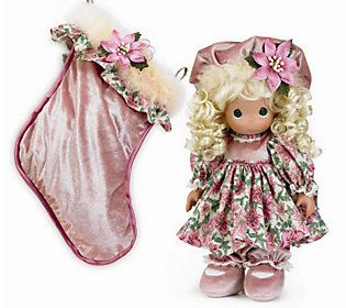 Precious moments cheap stocking dolls list