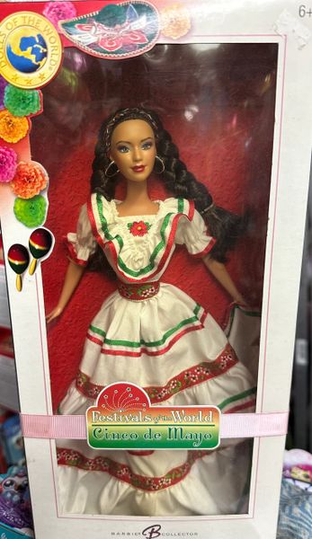 *Rare Dolls of the World, Cinco De Mayo Barbie Doll, Mexican Doll, 2006