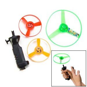 *Pull Line UFO Flyer Toy with Lights