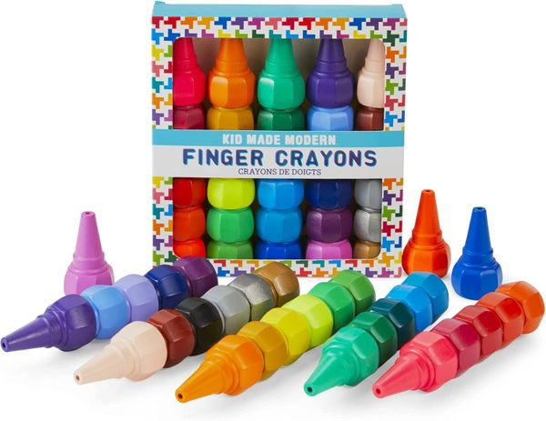 *Fine Motor Skills Toys - Kid Made Modern Finger Crayons, 30pcs - Arts & Crafts