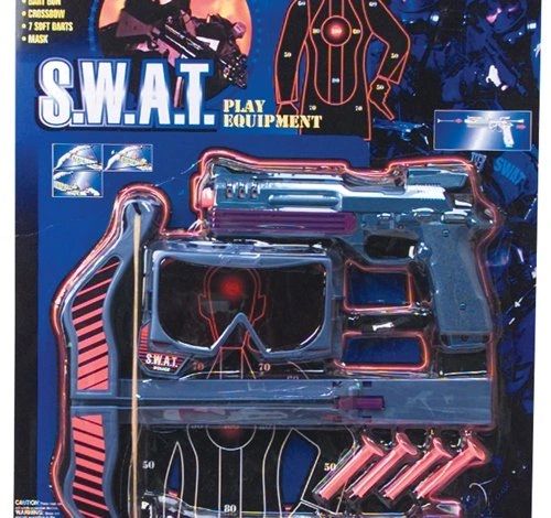 *Swat Team Crossbow and Dart Costume Accessory, Toy Play Set - Halloween