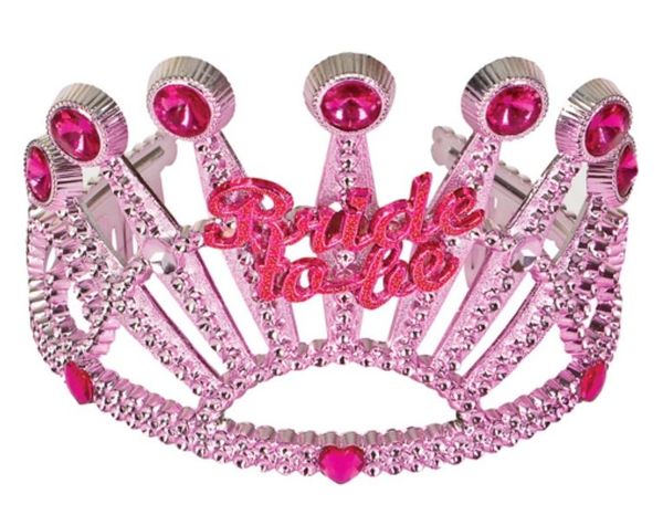 Pink Bride to Be Tiara - Bridal Shower - Bachelorette Party