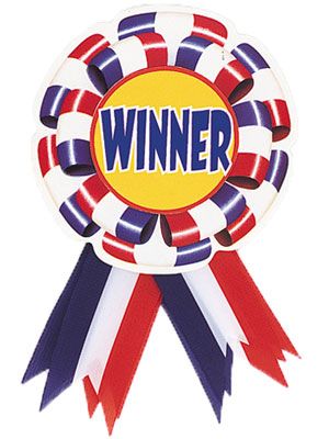 *Winner, Award Ribbons - Party Favor