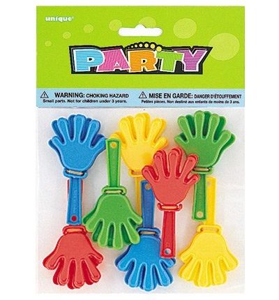 BOGO SALE - Toy Party Favor: Hand Clapper Noise makers - 8ct