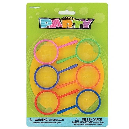 BOGO SALE - Magnifying Glass Toy Party Favor - 6ct