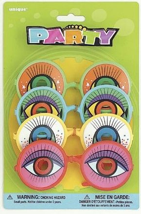 BOGO SALE - Funny Glasses Toy Party Favors - 4ct