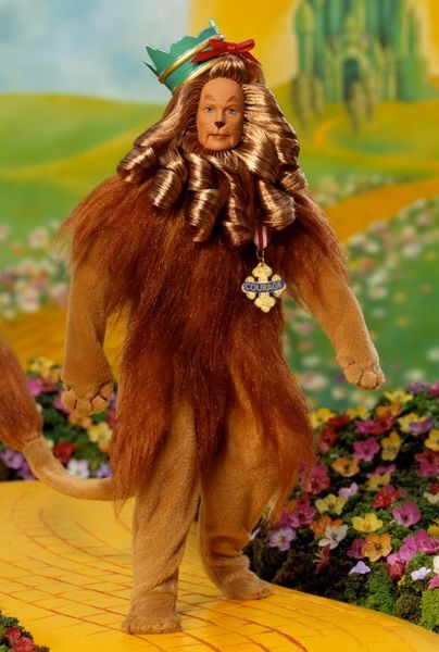 *Rare Vintage Cowardly Lion Ken Doll, The Wizard of Oz-Hollywood Legends Collection 1996