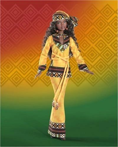 *Rare Dolls of the World, Kwanzaa Barbie Doll, African Barbie Doll, 2006