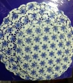 Star of David Paper Lace Doilies, 8ct - Venetian, Sweets Table Plate Decorations - Chanukah Holiday Sale