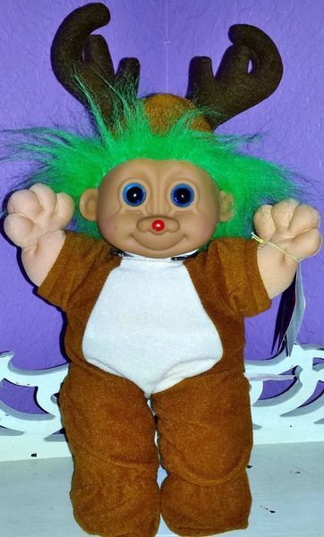 reindeer troll doll