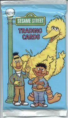 *Vintage Sesame Street Trading Cards Pack, 1992