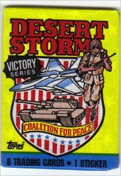 BOGO SALE - Rare Vintage Topps Desert Storm Victory Series Trading Cards, 8 cards - 1991