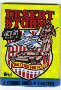 *Vintage Topps Desert Storm Victory Series Trading Cards Pack - 1991
