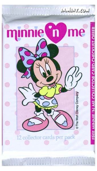 *Vintage Walt Disney Minnie n Me Trading Card Pack - 1991