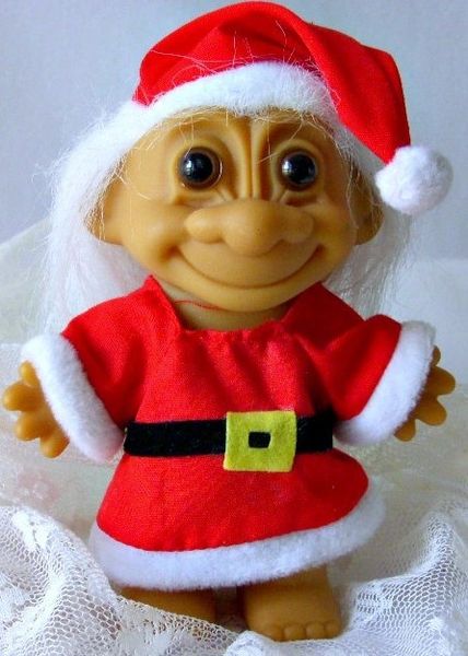 Christmas best sale troll doll