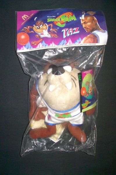 Mcdonalds Taz - Warner Brothers Space Jam Tasmanian Devil, 1996 - Discontinued