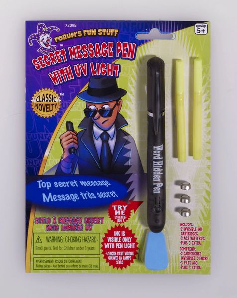 *Secret Message, Spy Pen with UV Light Prank