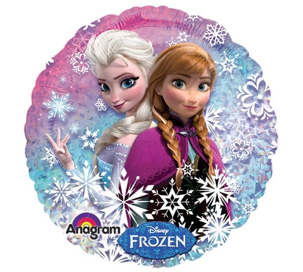 (#44) Disney Frozen Princess Elsa & Anna Foil Balloon, 18in - Frozen Party