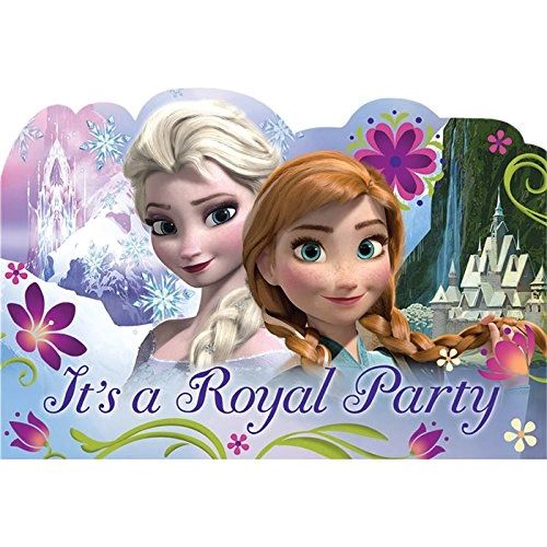 BOGO SALE - Disney Frozen Birthday Party Invitations with Princess Elsa & Anna - 8ct