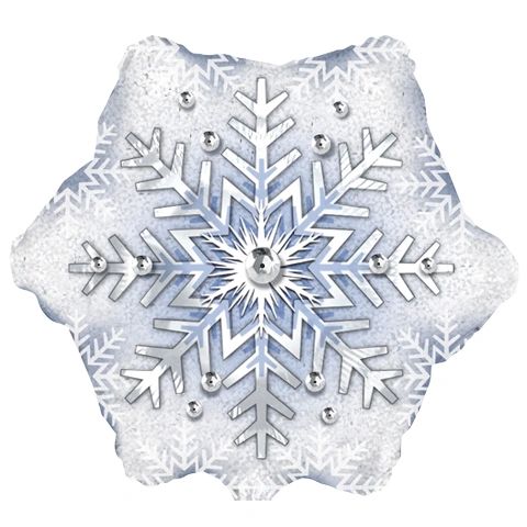 BOGO SALE - Winter Ice Snowflake Balloons - Prism Dazzler, 18in - Chanukah Holiday Sale