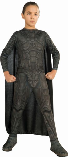 Man of Steel General Zod Boys Costume, Black - Halloween Sale - under $20