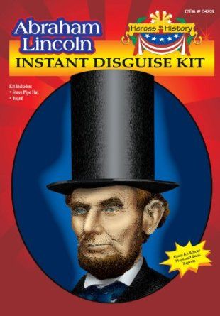 *Abraham Lincoln Disguise Costume Accessory Kit - Heroes in History - Halloween - Historical - Presidents